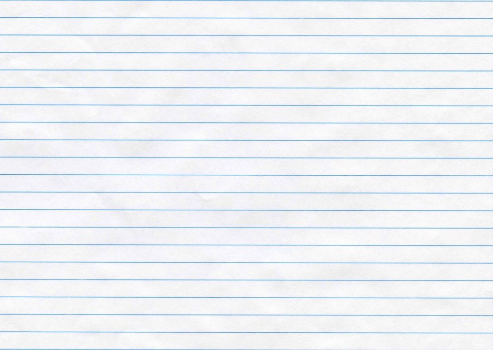 Тетрадный лист в линейку фон