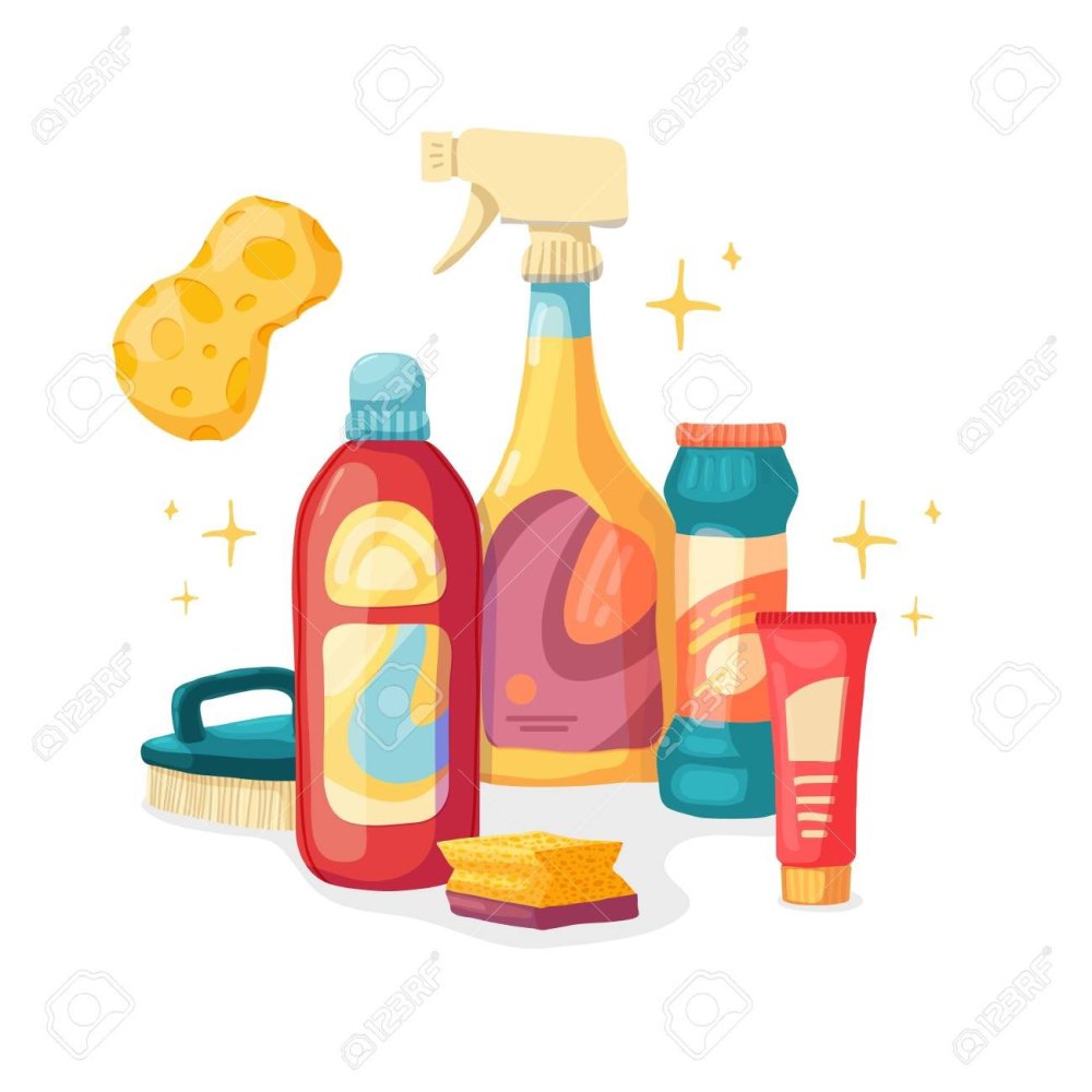 Нарисовать бытовую химию