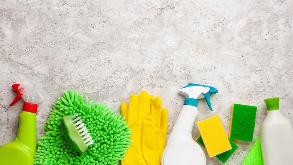 Бытовая химия вид сверху