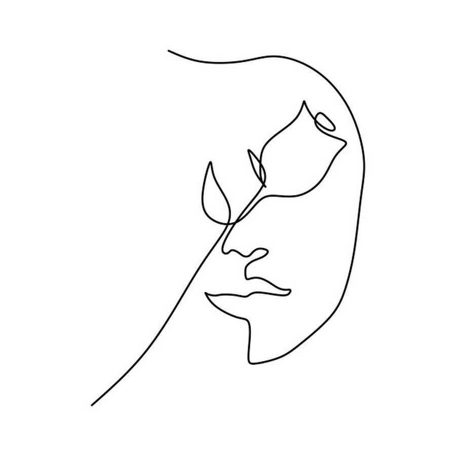 Силуэт линиями