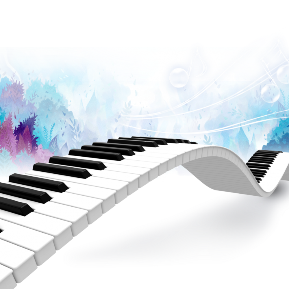 Клавиатура пианино 1 2 октавы