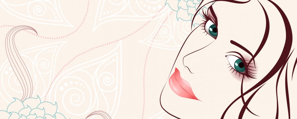 Косметология на белом фоне