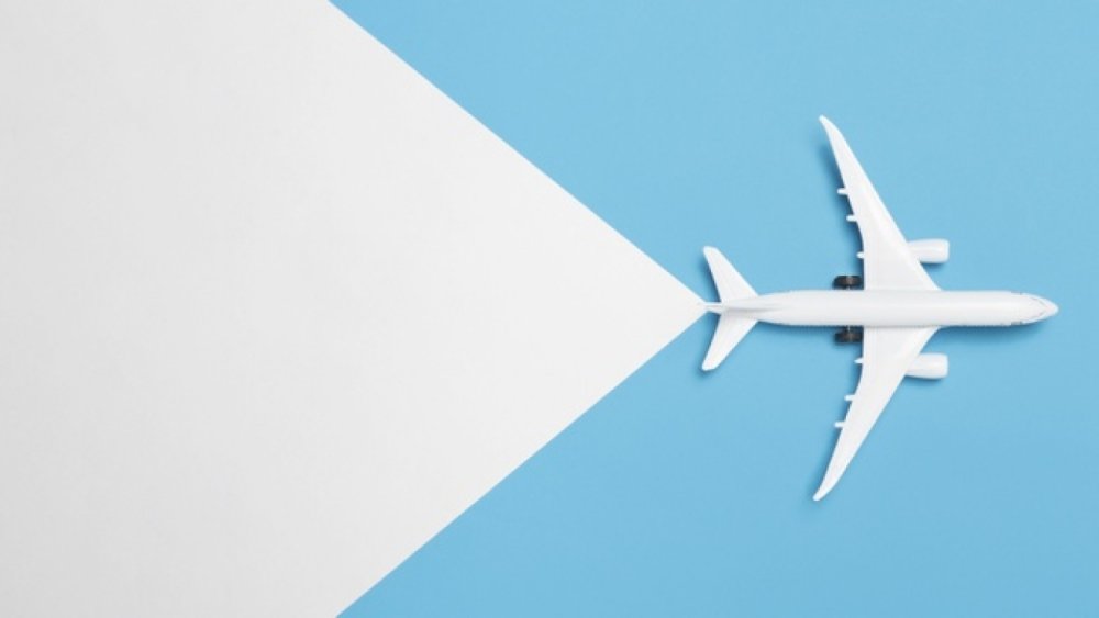 Самолет сверху