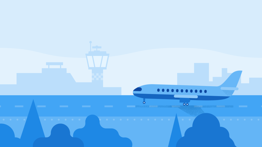 Фон для презентации самолет