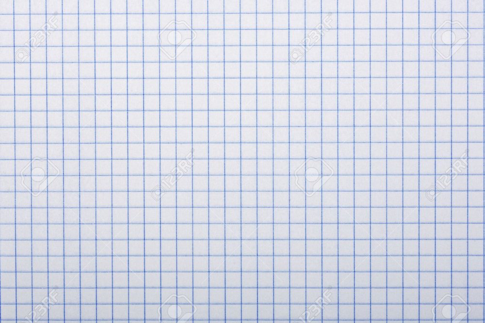 Тетрадный листок в клетку