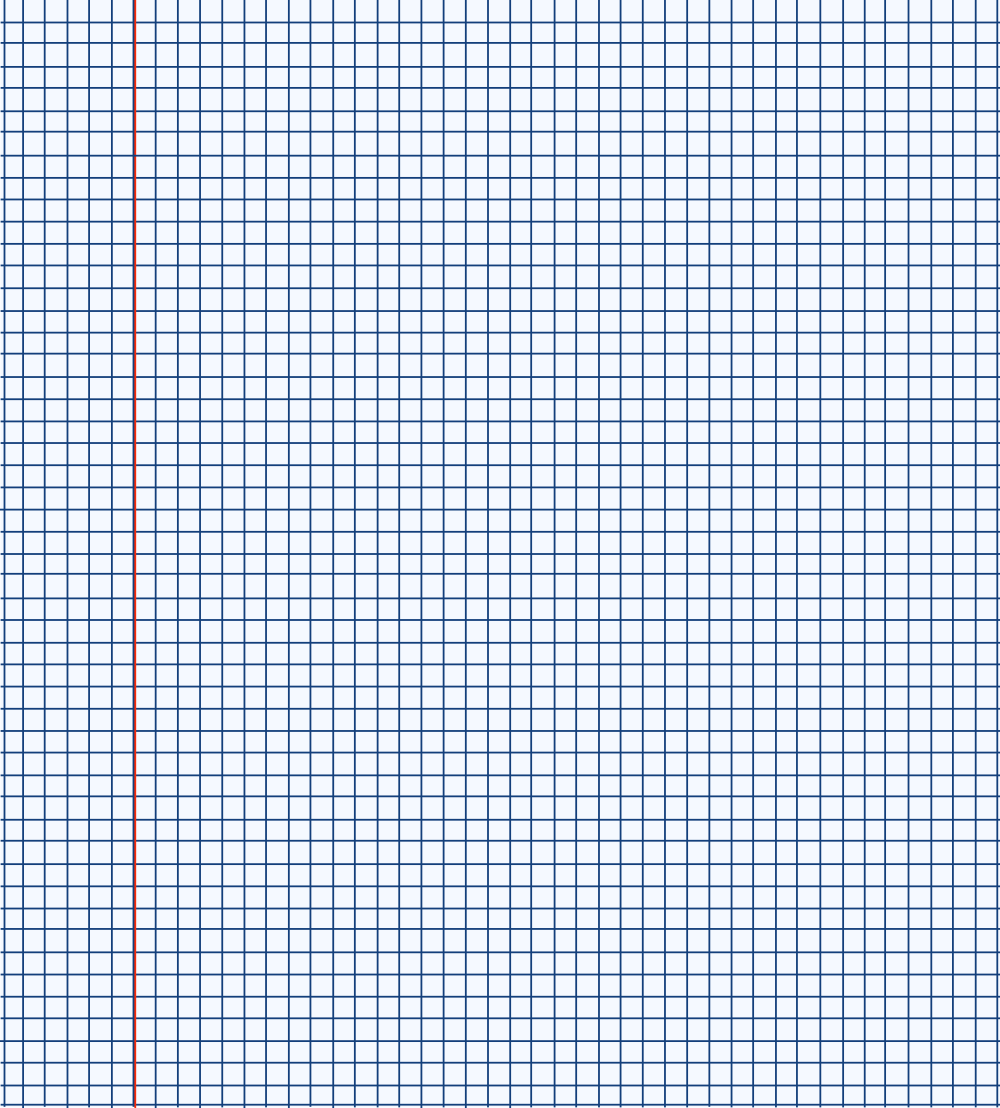 Тетрадный лист в клеточку