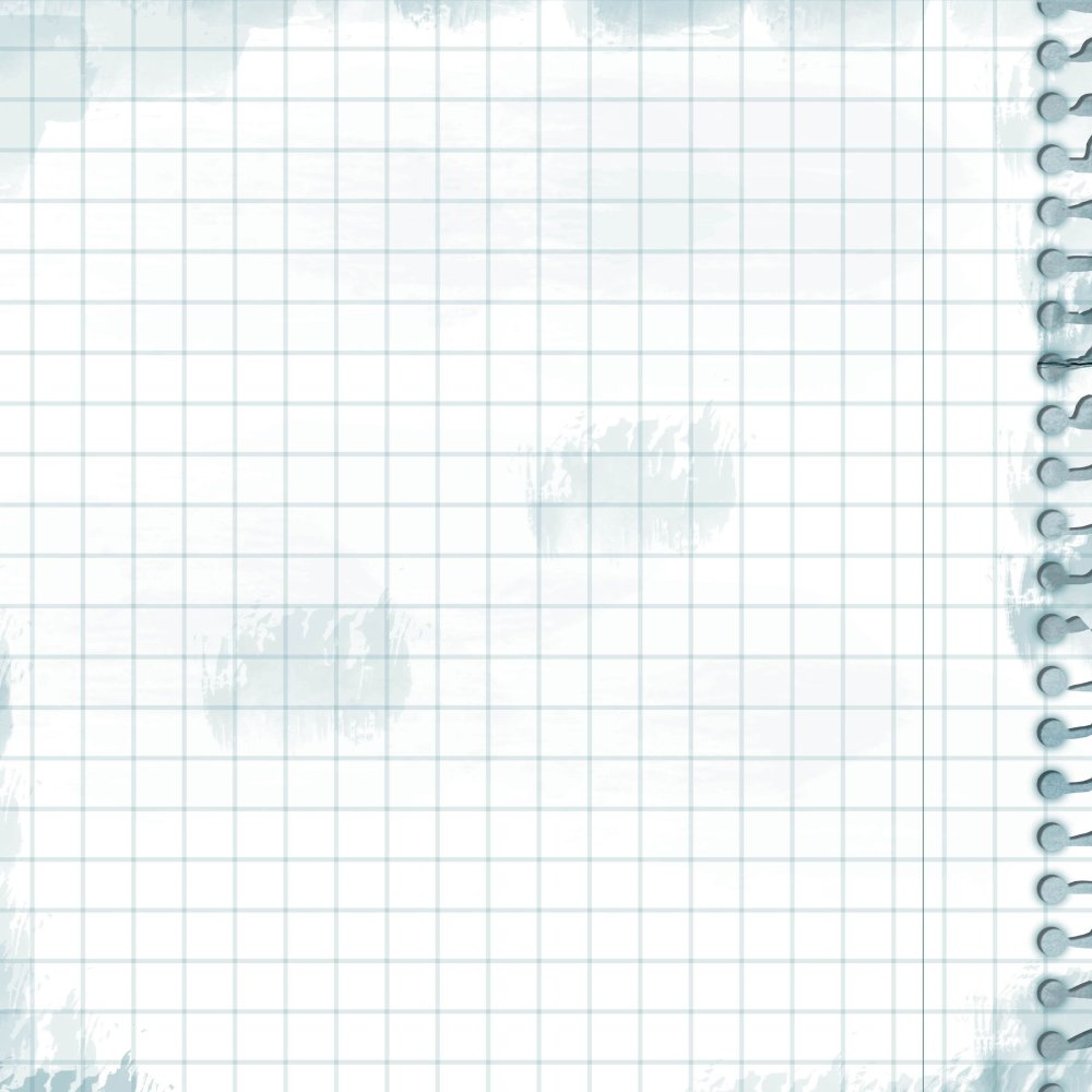 Тетрадный лист в клетку фон