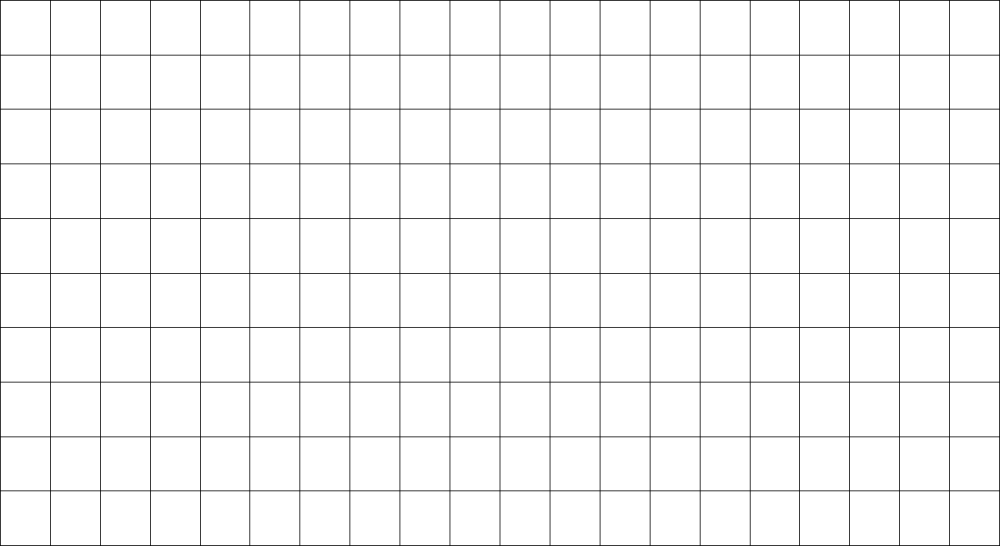 Клетка 5мм на 5мм на а4