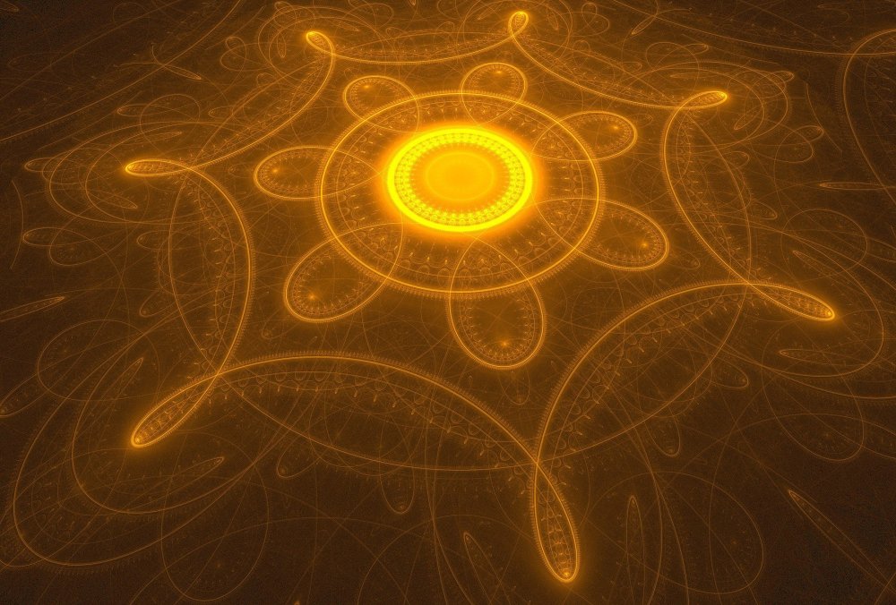 Солнце абстракция