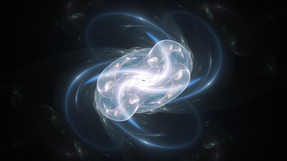 Энергия на черном фоне