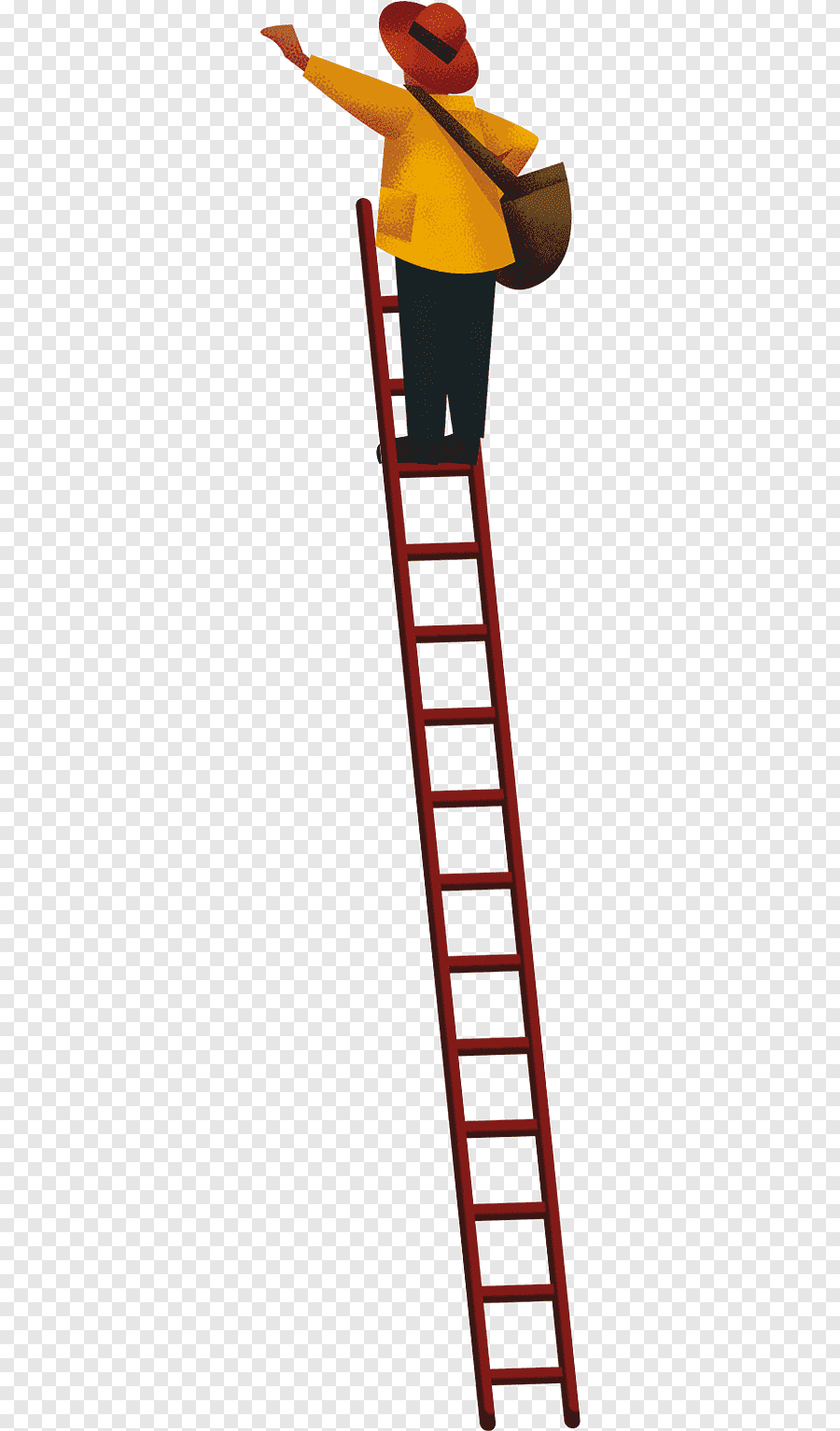 Лестница нарисованные человечки