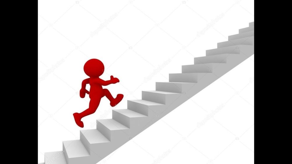 Человечек на лестнице