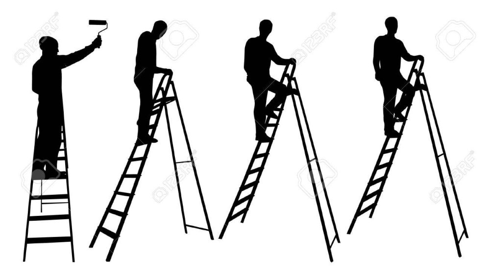 Человечек на стремянке