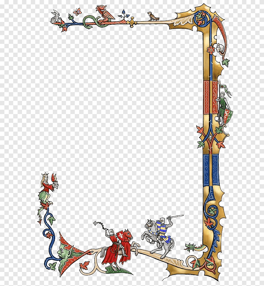 Рамка средневековье