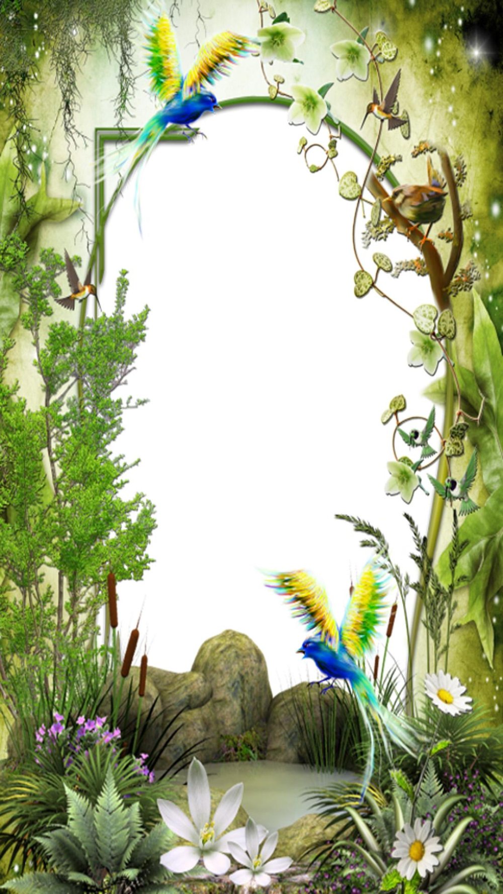 Рамки для фотошопа природа