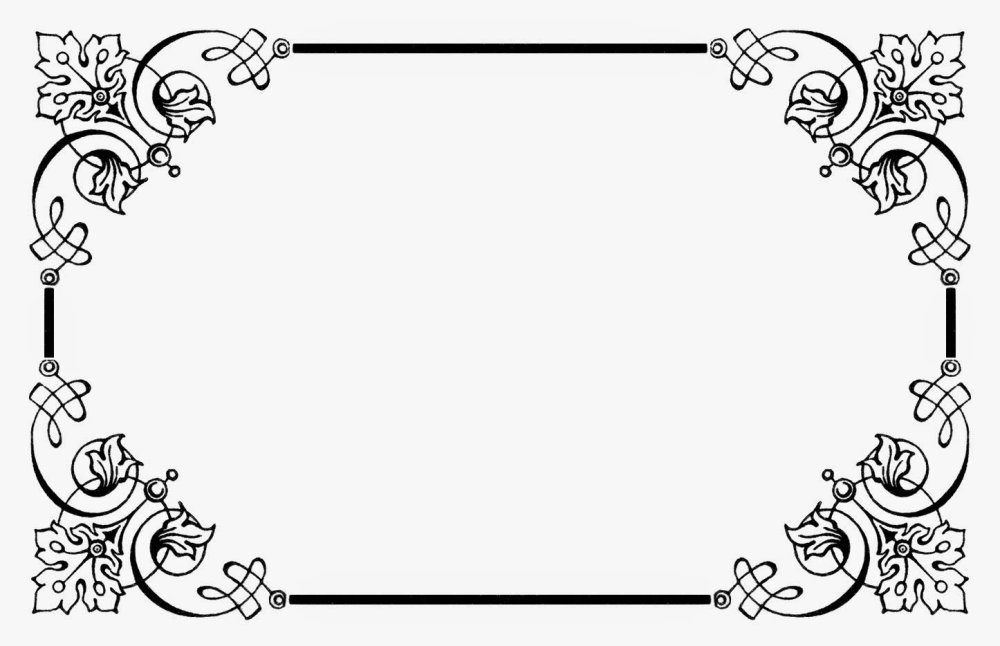 Узорная рамка для текста