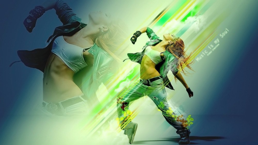 Заставка на рабочий стол танец