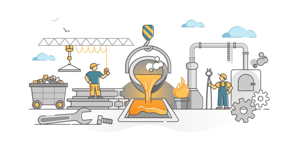 Металлургия рисунок