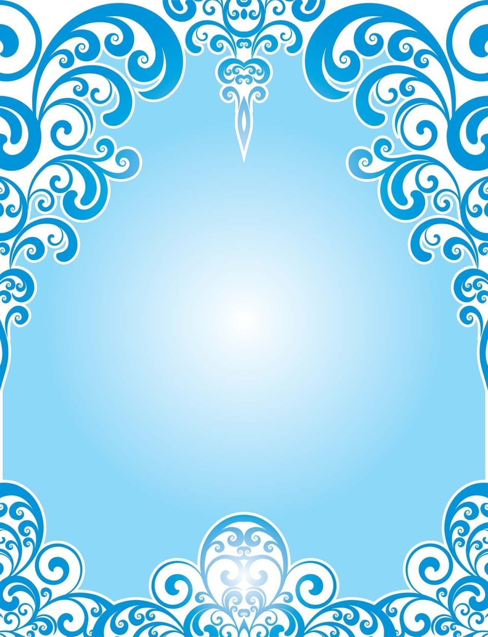 Казахский орнамент рамка