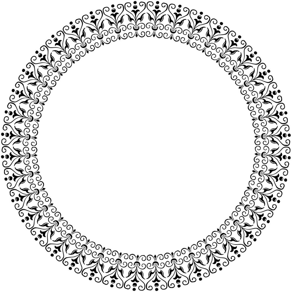 Круглый орнамент