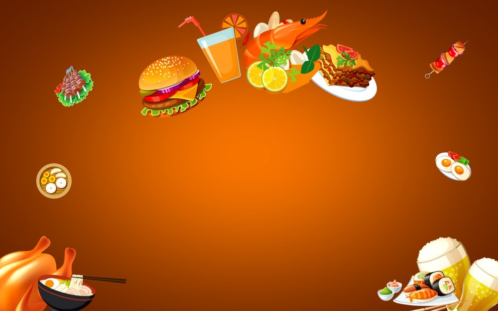 Фаст фуд фон