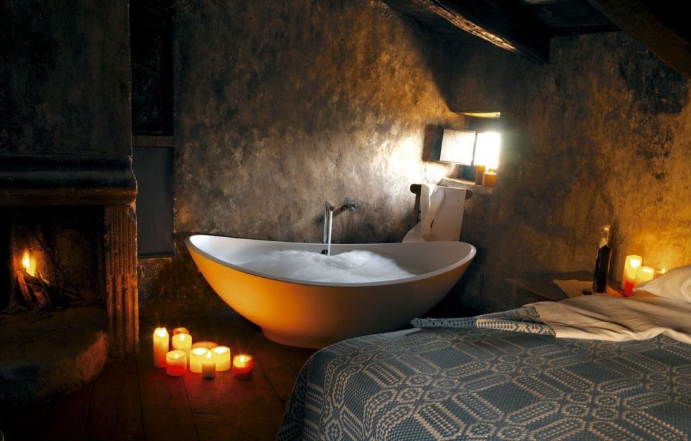 Средневековый отель в итальянских горах