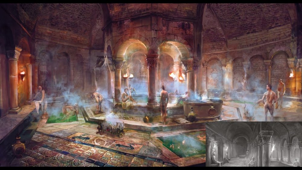 Купальни в средневековье