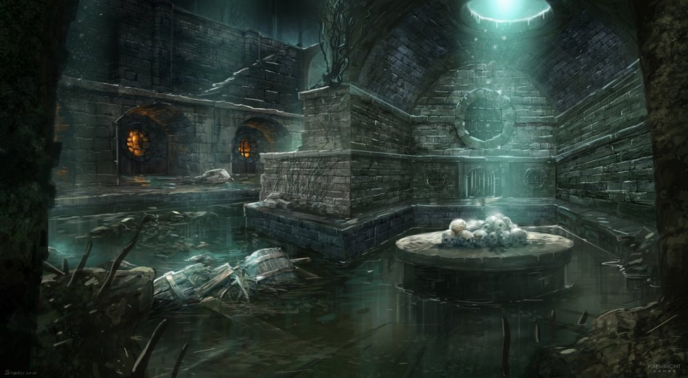 Крипта фэнтези арт