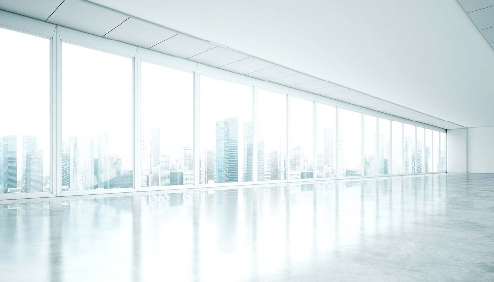 Офис с панорамными окнами