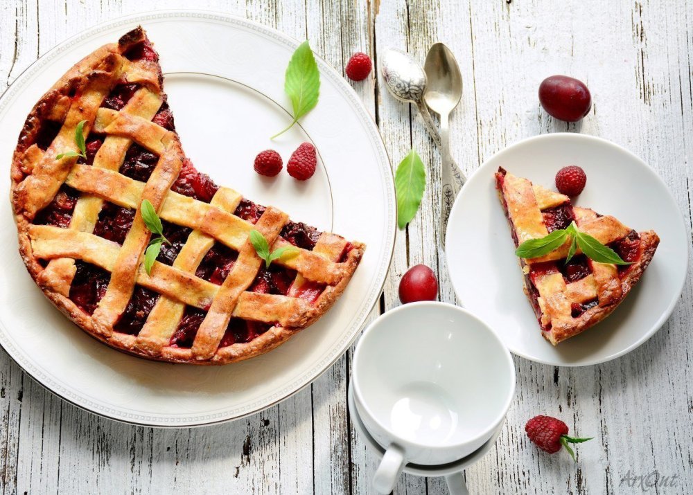 Пироги вид сверху