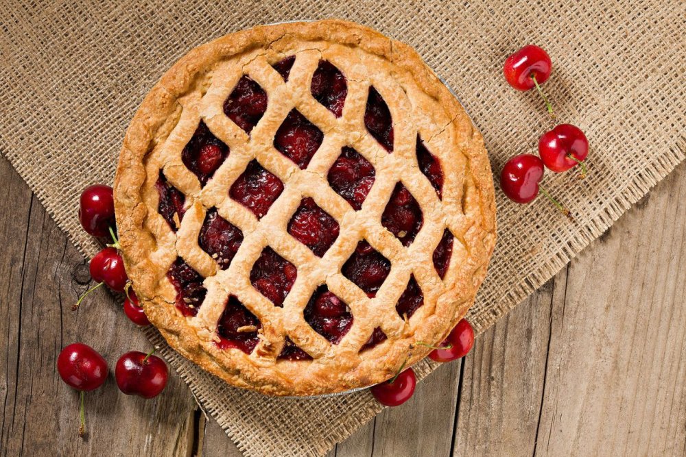 Пирог сверху