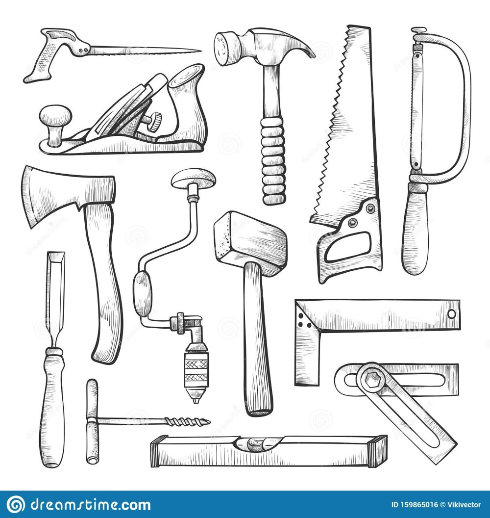 Строительные инструменты фон