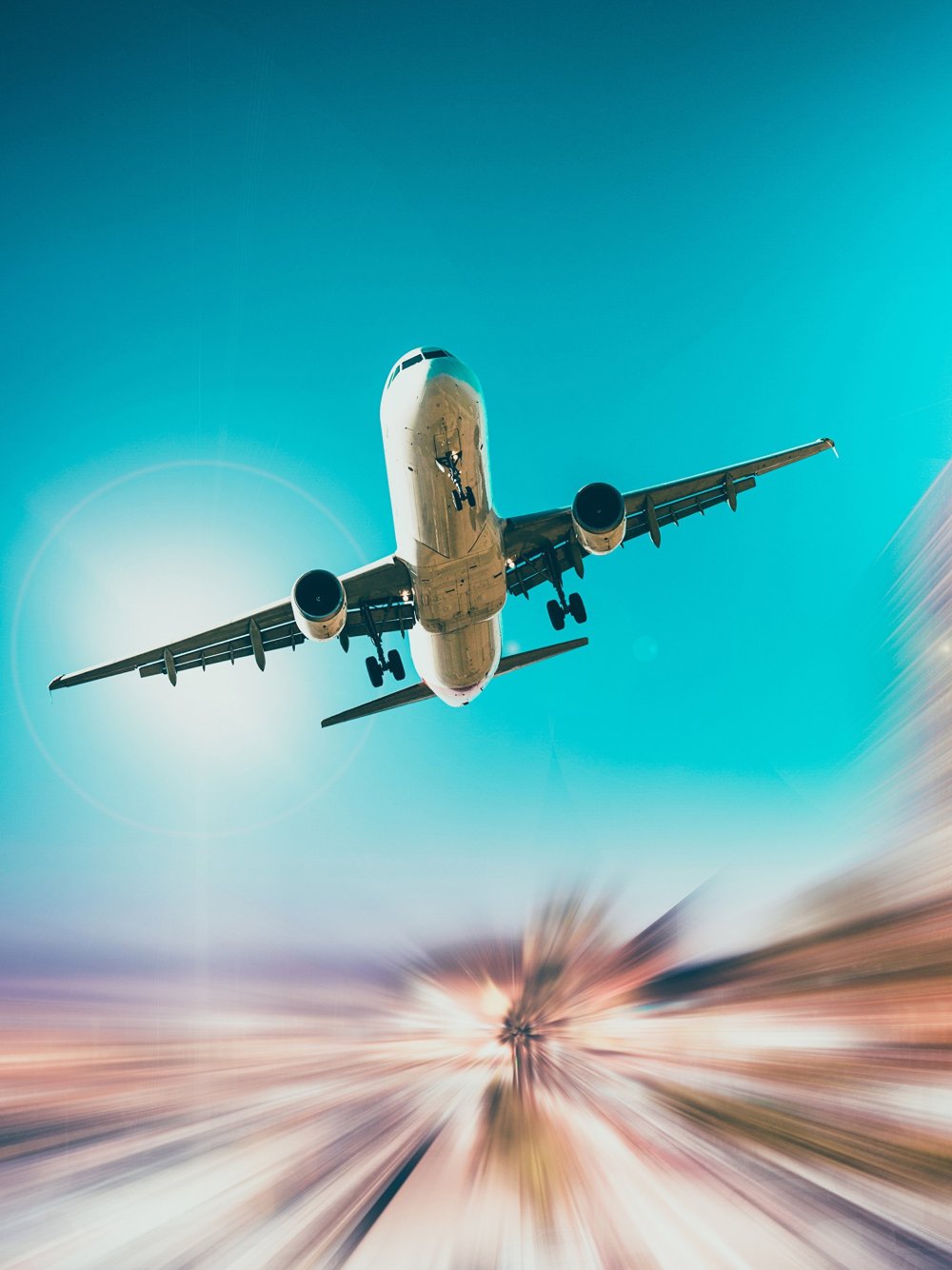 Вид из окна самолета