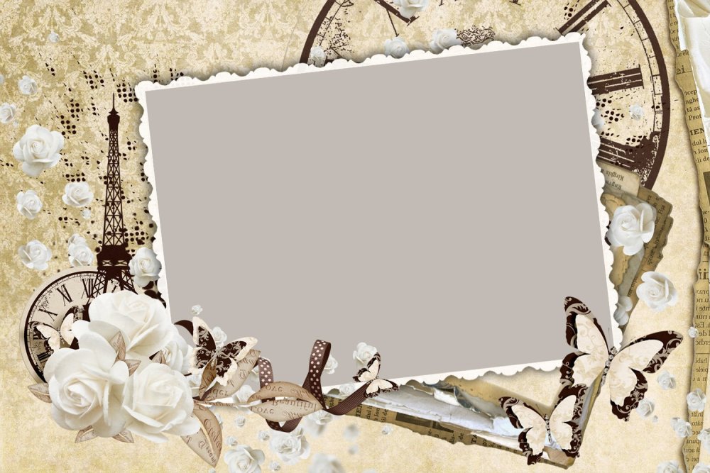 Рамка для открытки строгая