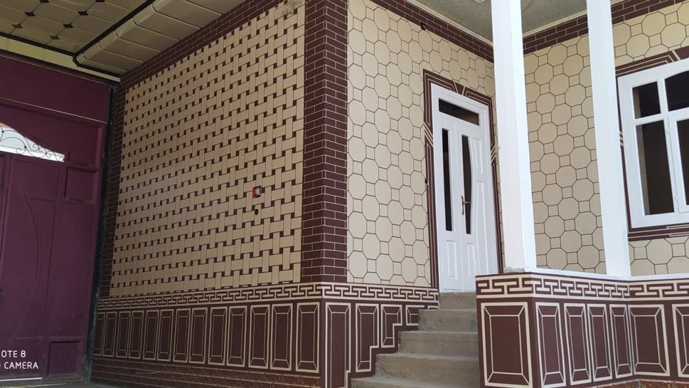 Фасад Узбекистан уйлари травертин