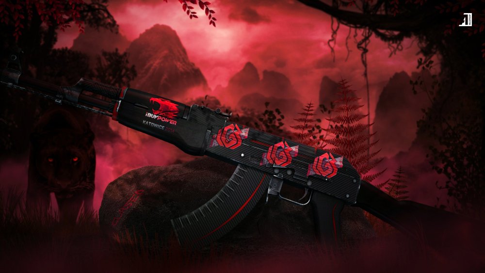 Фон КС го AK 47 Redline