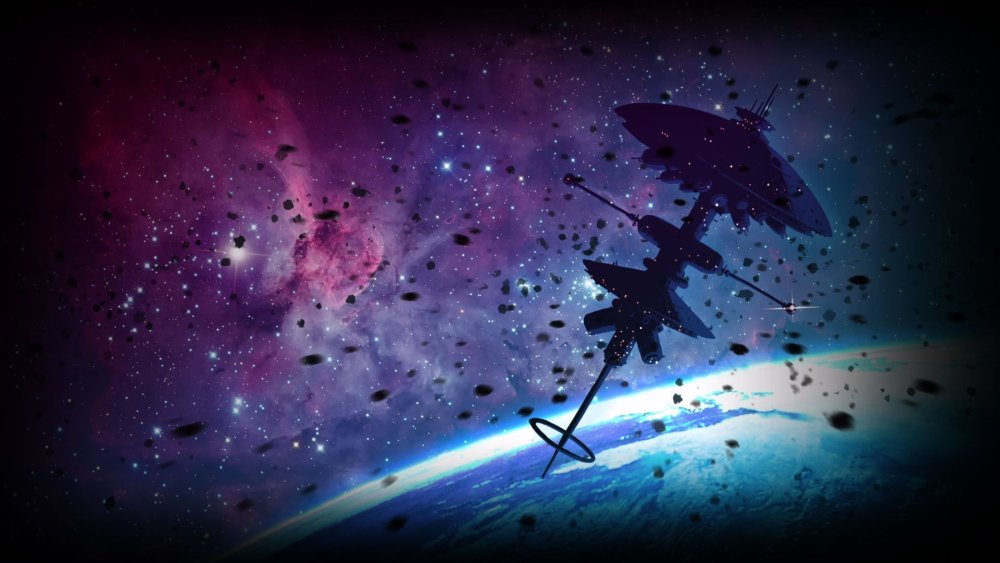 Фон профиля космос