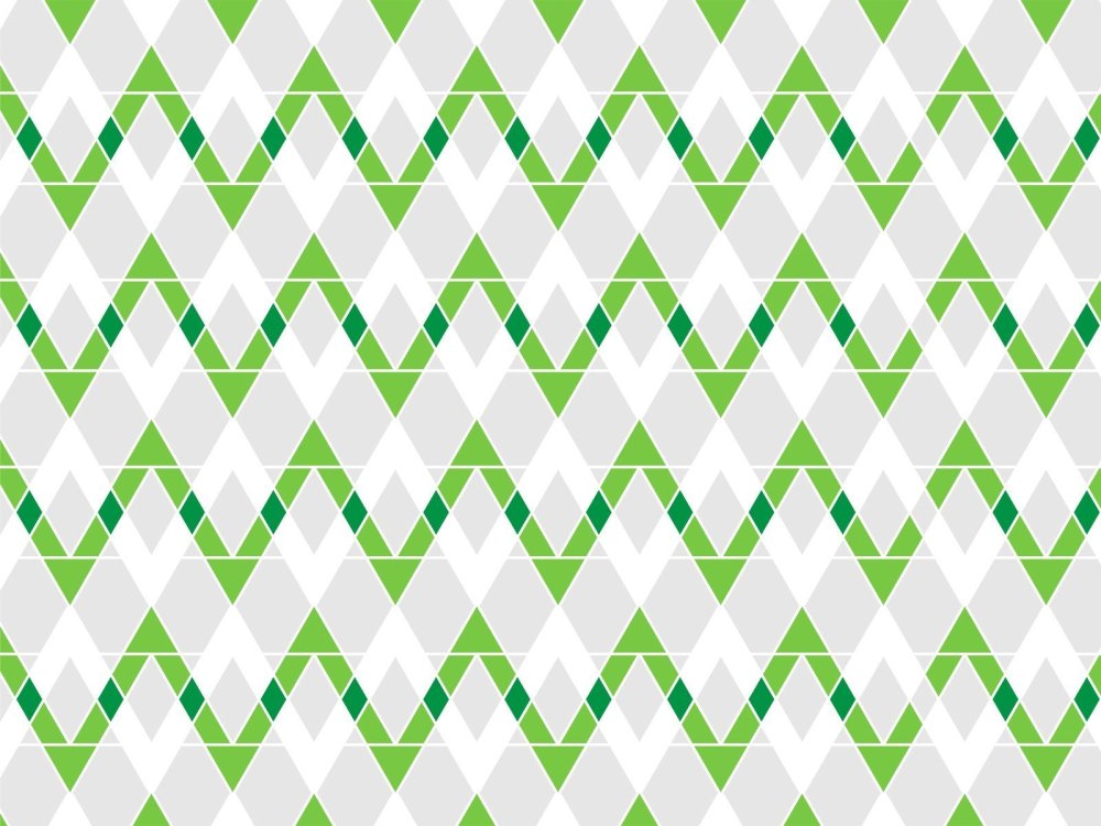 Зеленый геометрический узор