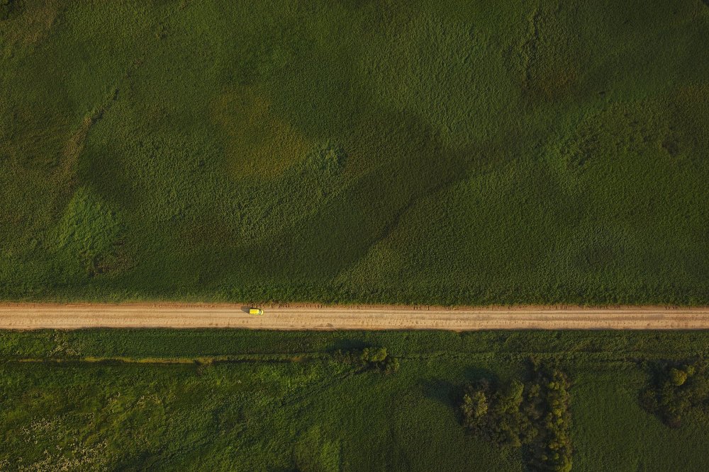 Поле с высоты