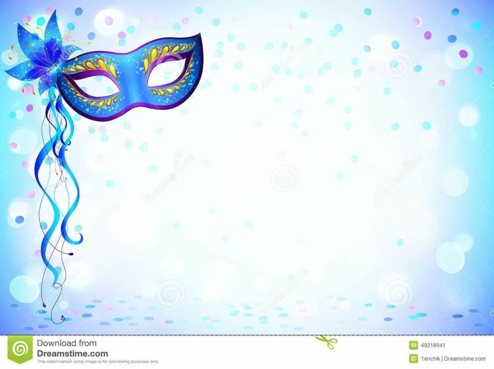 Рамка театральные маски