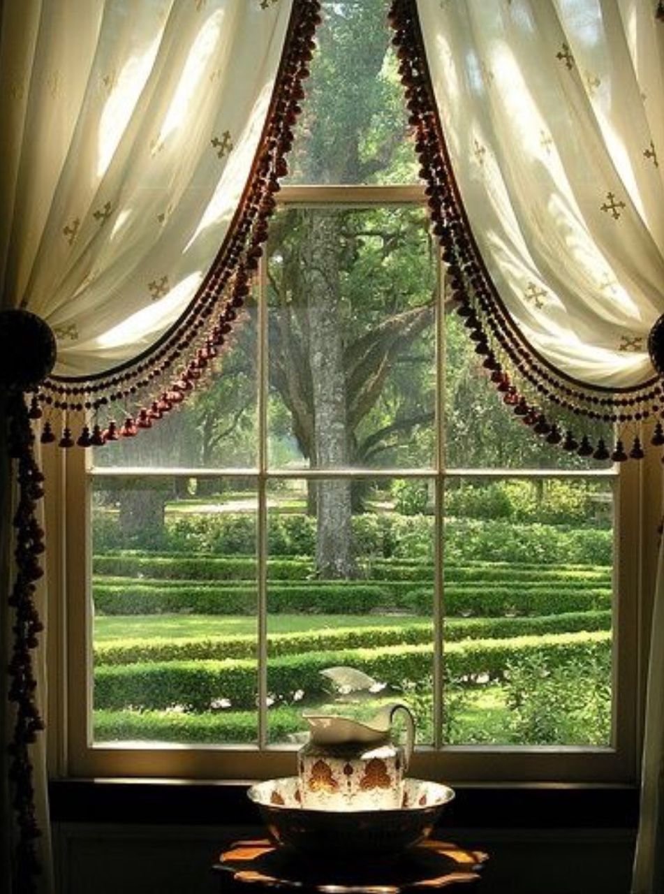 Шторы на кухню в стиле Прованс