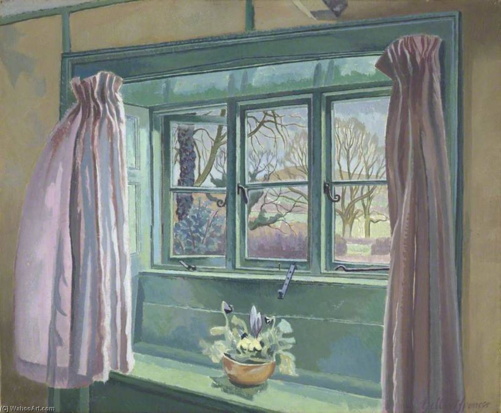 Занавески на окна в деревенском доме