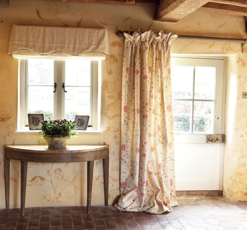 Деревенские занавески на окна