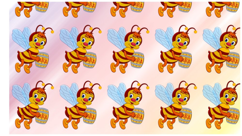Фон с пчелами для детей