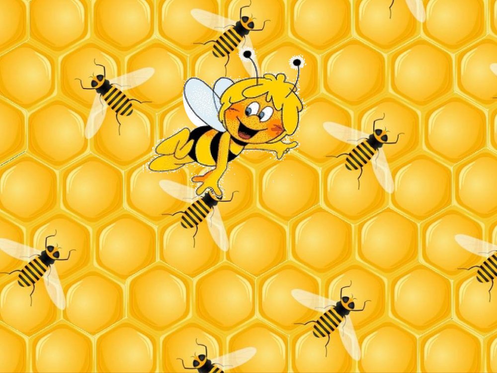 Пчела стикер