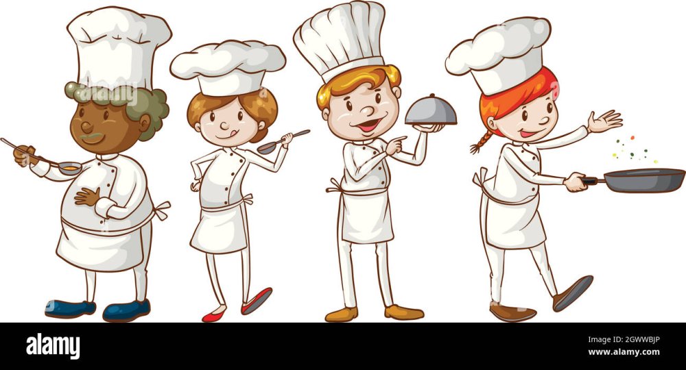 Команда поваров рисунок