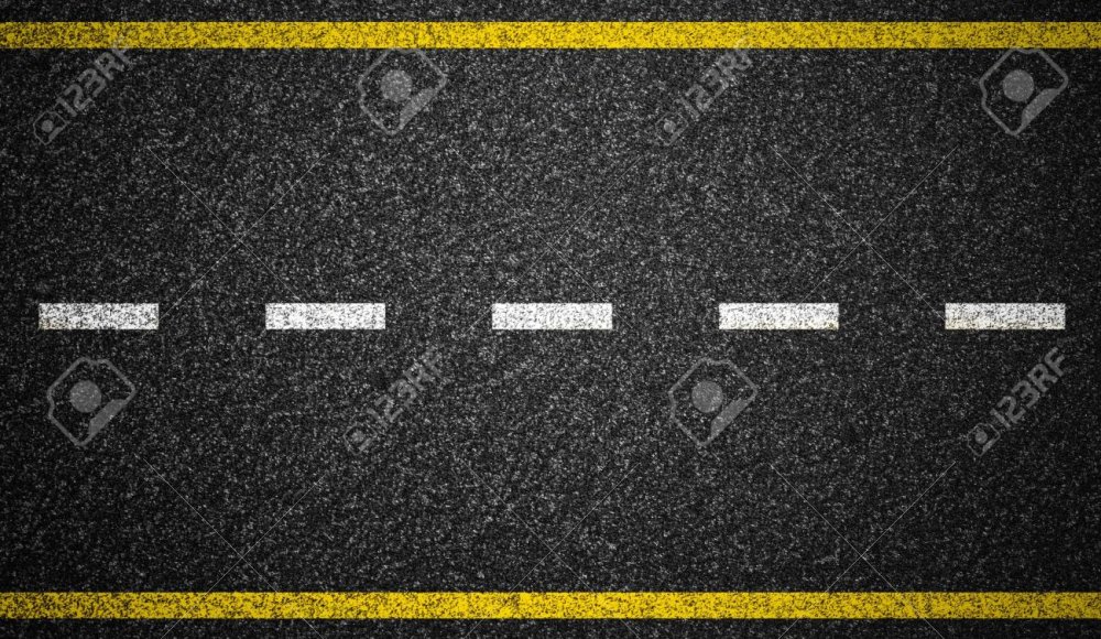 Асфальт с разметкой вид сверху