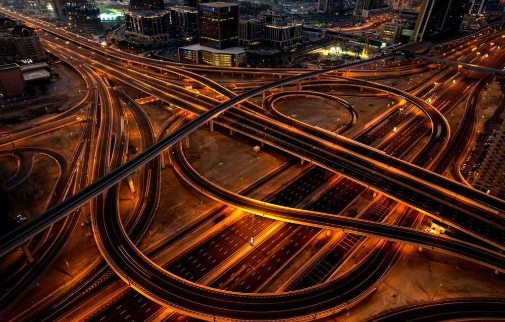 Красивые дорожные развязки
