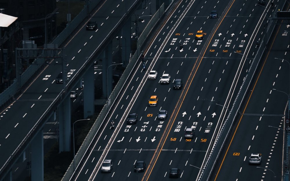 Дороги вид сверху