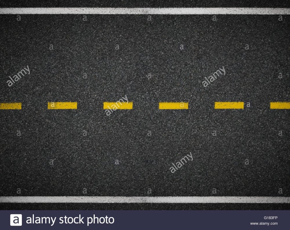 Прямая дорога вид сверху